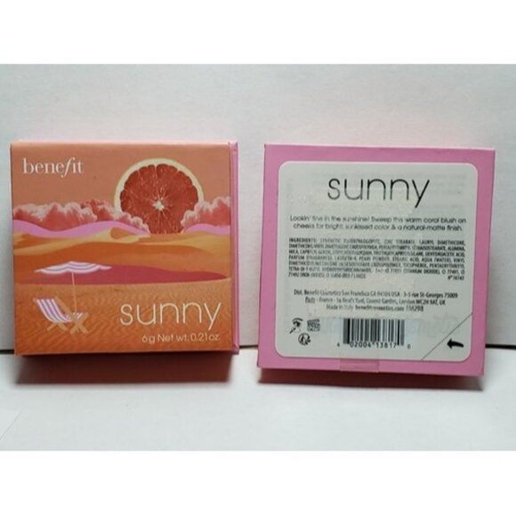 Benefit Cosmetics Blush SUNNY Full Size 0.21oz - Picture 1 of 6